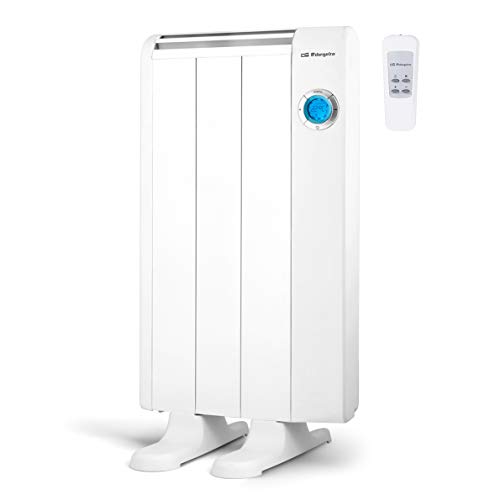 Orbegozo RRE 510 Emisor Térmico Bajo Consumo, 3 Elementos de Calor, Pantalla...