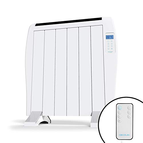 Cecotec Radiador Eléctrico Bajo Consumo ReadyWarm 1200 Thermal. 6 Elementos,...
