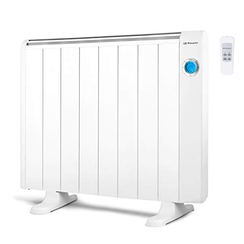 Orbegozo RRE 1510 Emisor Térmico Bajo Consumo, 8 Elementos de Calor, Pantalla...