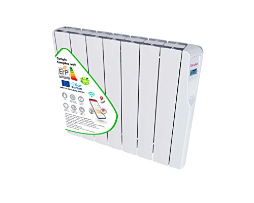 Emisor Térmico Orbegozo de Bajo Consumo 6 elementos. Potencia 1000W. Mando  a distancia. Pantalla digital LCD.